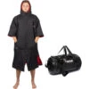 Gul Evorobe Hooded Changing Robe & Nava Performance 30L Duffel Bag Bundle -Marine Sports Gear 202220GUL20Evorobe20Changing20Robe20AC0128 B620 20Black20Red20Main20Bundle.2000x2000