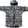 Junior Waterproof Change Robe -Marine Sports Gear 202220Saltskin20Poncho20Change20Robe20STSKNZBR0520Zebra.2000x2000