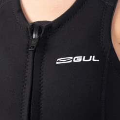 Gul Womens Response 3/2mm Long Jane Wetsuit -Marine Sports Gear 202320Gul20Womens20Response2032mm20Flatlock20Long20Jane20Wetsuit20RE4314 B920 20Black20Close20Up2044.2000x2000