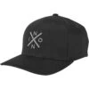 NIXON Exchange Flex Fit Hat -Marine Sports Gear 202320Nixon20Exchange20Flex20Fit20Hat20C28752020 20Black2020Charcoal20main.2000x2000