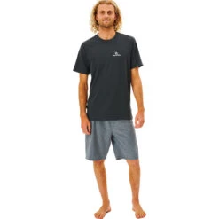 Rip Curl Mens Search Series Short Sleeve Rash Vest