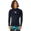 Rip Curl Mens Waves UPF Performance Long Sleeve Rash Vest -Marine Sports Gear 202320Rip20Curl20Mens20Waves20UPF20Performance20Long20Sleeve20Rash20Vest20141MRV20 20Black201.2000x2000