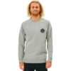 Rip Curl Mens Wetsuit Icon Crew Fleece Jumper -Marine Sports Gear 202320Rip20Curl20Mens20Wetsuit20Icon20Crew20Fleece20Jumper20CFEHN920 20Grey20Marle201.2000x2000
