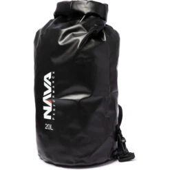 20L Drybag With Backpack Straps -Marine Sports Gear 31763 Nava Performance 20L Drybag With Backpack Straps NAVA002 Black 4.2000x2000