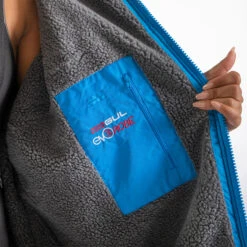 Gul Evorobe Changing Robe -Marine Sports Gear 32266 202220GUL20Evorobe20Hooded20Waterproof20Changing20Robe20AC0128 B620 20Blue2020Grey20inside.2000x2000