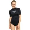 Roxy Womens Whole Hearted Short Sleeve Rash Vest -Marine Sports Gear 40087 1.2000x2000