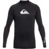 Quiksilver Mens All Time Long Sleeve Rash Vest -Marine Sports Gear 40192 1.2000x2000