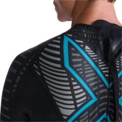 2XU Mens P:2 Propel Swim Wetsuit -Marine Sports Gear 42251 2023202XU20Mens20P220Propel20Triathlon20Wetsuit20MW4990c20 20Black20Aloha20Close20Up20120New.2000x2000