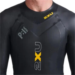 2XU Mens P:1 Propel Swim Wetsuit -Marine Sports Gear 42252 2023202XU20Mens20P120Propel20Triathlon20Wetsuit20MW4991c20 20Black20Ambition20Close20Up20120New.2000x2000