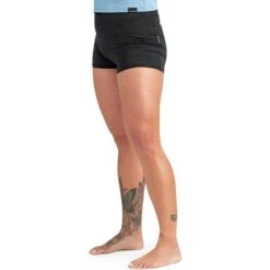 Dakine Womens HD Surf Rashguard Shorts -Marine Sports Gear 42551 202320Dakine20Womens20HD20Surf20Rashguard20Shorts20W654DAK000220 20Black20Side.2000x2000