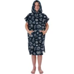 Rip Curl Junior Printed Change Robe / Poncho -Marine Sports Gear 42761 202220Rip20Curl20Boys20Printed20Change20Robe20Poncho20003BTO20 20Black3.2000x2000