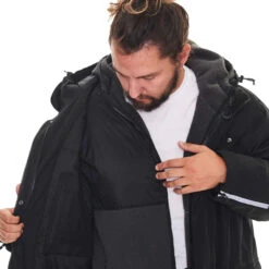 Red Paddle Co. Revolution 3 In 1 Parka -Marine Sports Gear 42880 202220Red20Paddle20Co20Revolution20320in20120Parka20002 009 006 012820 20Carbon20Black20Mens20Close20Up202.2000x2000