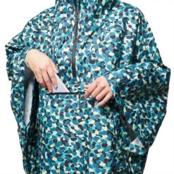 Unisex Rain Poncho -Marine Sports Gear 42999 202320Voited20Unisex20Rain20Poncho20V22UN01BLPOPAR20 20AN20TRacks20Close20Up201.2000x2000