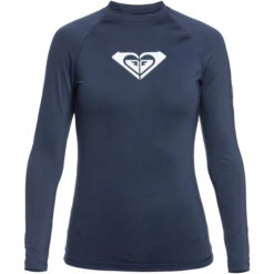Roxy Womens Whole Hearted Long Sleeve Rash Vest 11 Roxy Womens Whole Hearted Long Sleeve Rash Vest -Marine Sports Gear 43518 202320Roxy20Womens20Whole20Hearted20Long20Sleeve20Rash20Vest20ERJWR0354720 20Mood20Indigo20Stand.2000x2000