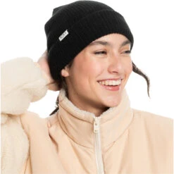 Roxy Womens Island Fox Beanie Hat -Marine Sports Gear 44517 202320Roxy20Womens20Island20Fox20Beanie20Hat20ERJHA0406120 20Anthracite20main.2000x2000.2000x2000