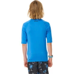 Rip Curl Boys Brand Wave Short Sleeve Rash Vest -Marine Sports Gear 44590 202320Rip20Curl20Boys20Brand20Wave20Short20Sleeve20Rash20Vest20121BRV20 20Blue20Gum20back.2000x2000