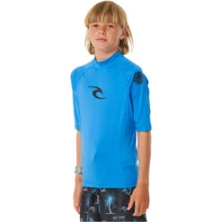 Rip Curl Boys Brand Wave Short Sleeve Rash Vest -Marine Sports Gear 44590 202320Rip20Curl20Boys20Brand20Wave20Short20Sleeve20Rash20Vest20121BRV20 20Blue20Gum20side.2000x2000