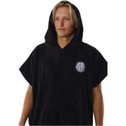 Rip Curl Mens Logo Hooded Towel Changing Robe / Poncho -Marine Sports Gear 44664 202320Rip20Curl20Mens20Logo20Hooded20Towel20Changing20RobePoncho2000GMTO20 20Black205.2000x2000