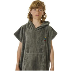 Rip Curl Junior Logo Hooded Towel Changing Robe / Poncho -Marine Sports Gear 44668 202320Rip20Curl20Junior20Logo20Hooded20Towel20Changing20RobePoncho20009BTO20 20Grey205.2000x2000