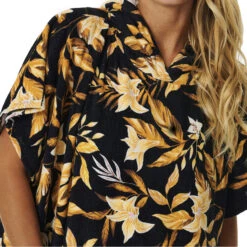 Rip Curl Womens Mixed Hooded Towel Changing Robe / Poncho -Marine Sports Gear 44669 202320Rip20Curl20Womens20Mixed20Hooded20Towel20Changing20RobePoncho2000VWTO20 20Black204a.2000x2000