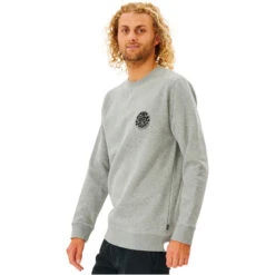 Rip Curl Mens Wetsuit Icon Crew Fleece Jumper -Marine Sports Gear 44720 202320Rip20Curl20Mens20Wetsuit20Icon20Crew20Fleece20Jumper20CFEHN920 20Grey20Marle202.2000x2000