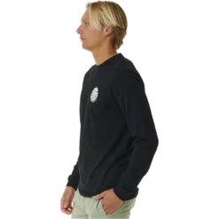 Rip Curl Mens Wetsuit Icon Long Sleeve T-Shirt -Marine Sports Gear 44723 202320Rip20Curl20Mens20Wetsuit20Icon20Long20Sleeve20T Shirt200CCMTE20 20Black203.2000x2000