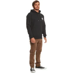 Quiksilver Mens Omni Logo Hoodie -Marine Sports Gear 45623 202320Quiksilver20Mens20Omni20Logo20Hoodie20EQYFT0483420 20Black20front.2000x2000