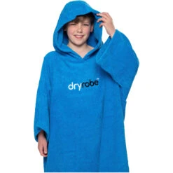 Junior Organic Cotton Hooded Towel Change Robe V3 -Marine Sports Gear 45787 202320Dryrobe20Junior20Organic20Cotton20Hooded20Towel20Changing20Robe2020Poncho20V3OCT20 20Cobalt20Blue202.2000x2000