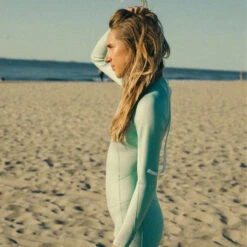 Womens Nikki Van Dijk Boyleg Cut 2mm Back Zip Springsuit Wetsuit -Marine Sports Gear 45827 220mm20Springsuit20Boyleg20Back20Zip20Aqua20Grad204.2000x2000