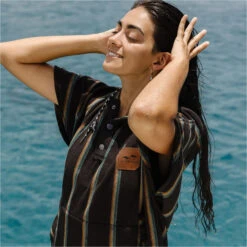 Slowtide Baja Stripe Hooded Towel Change Robe / Poncho 16 Slowtide Baja Stripe Hooded Towel Change Robe / Poncho -Marine Sports Gear 45967 202320Slowtide20Baja20Stripe20Hooded20Towel20Change20Robe2020Poncho20ST11520 20Black20Lifestyle204.2000x2000