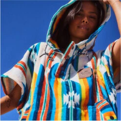 Slowtide York Hooded Towel Change Robe / Poncho -Marine Sports Gear 45980 202320Slowtide20York20Hooded20Towel20Change20Robe20Poncho20ST10920 20Multi206.2000x2000