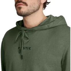Mystic Mens Iconic Hood Sweat -Marine Sports Gear Mystic Mens Iconic Hooded Sweat 220053 Army 7.2000x2000