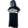 Northcore Beach Basha Stripe Hooded Towel Changing Robe / Poncho -Marine Sports Gear Northcore Beach Basha Changing Robe Blue Stripes NOCO24K.2000x2000