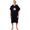 Rip Curl Icons Hooded Towel Changing Robe / Poncho -Marine Sports Gear Rip Curl Wet As Change Robe Poncho CTWCE1 Black.2000x2000