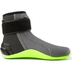 Zhik High Cut Boots -Marine Sports Gear Zhik High Cut Boots Grey Black DBT0270 Side 2.2000x2000